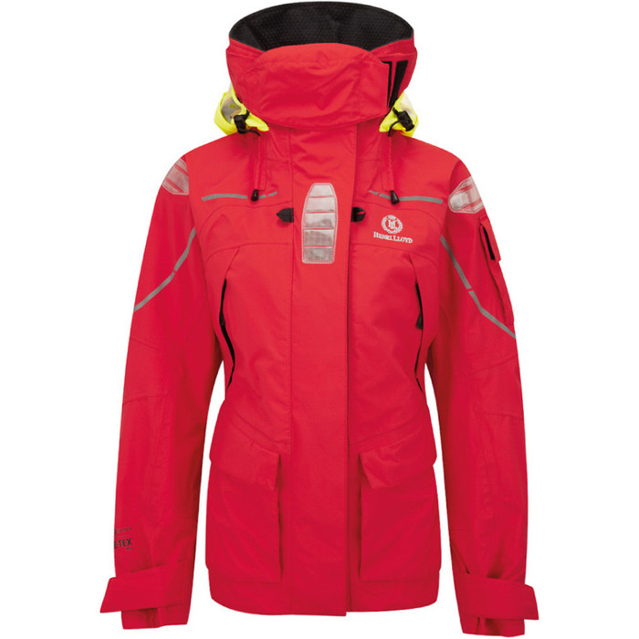 Henri Lloyd chaqueta de lite para mujer offshore, ROJA Y00298