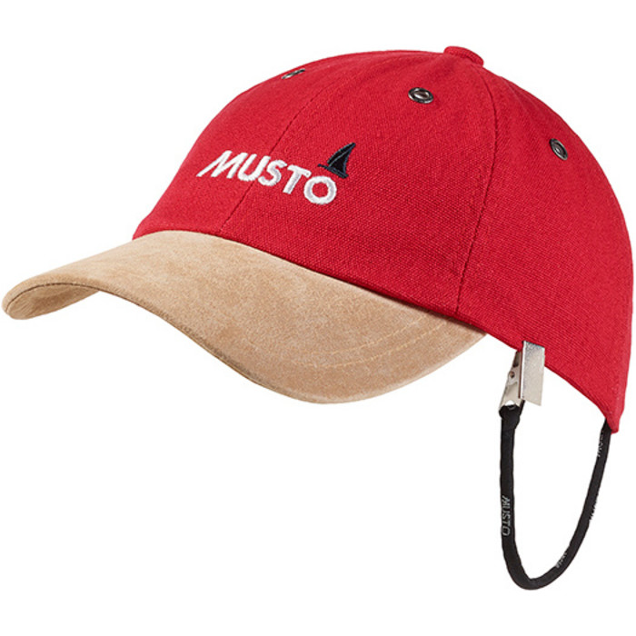 2024 Musto Evo Original Crew Cap in True Red AE0191