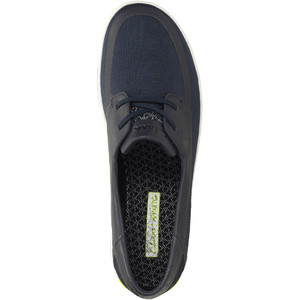 Musto Nautic Harbour Shoe in Navy (Blue / Green) FS0840/50