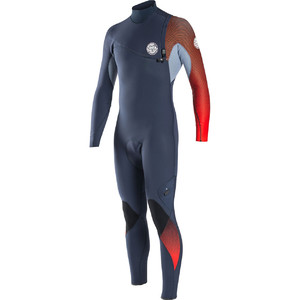 Rip Curl E-Bomb Pro 3/2mm GBS Zip Free Wetsuit RED WSM6RE