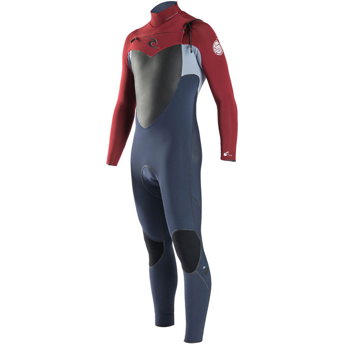 Rip Curl Flashbomb 5 / 3mm Chest Zip Traje de neopreno en RED WSU6DF