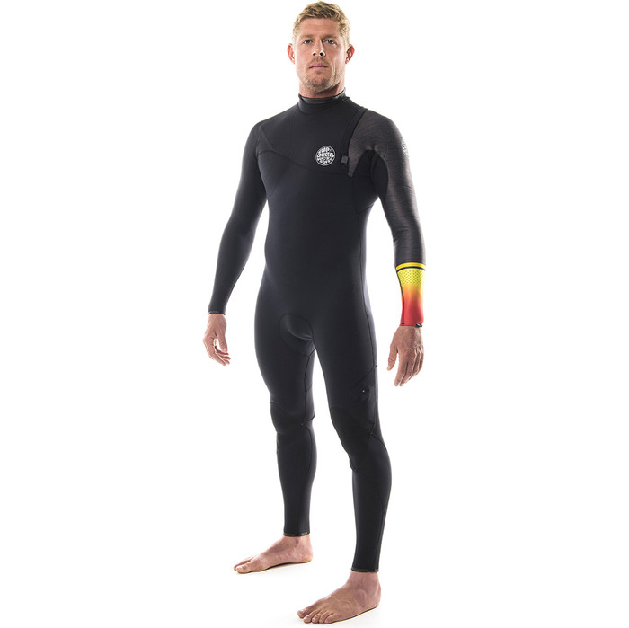 Traje De Surf Rip Curl E-bomb Pro 3/2mm Zip Free Naranja Wsm7rs