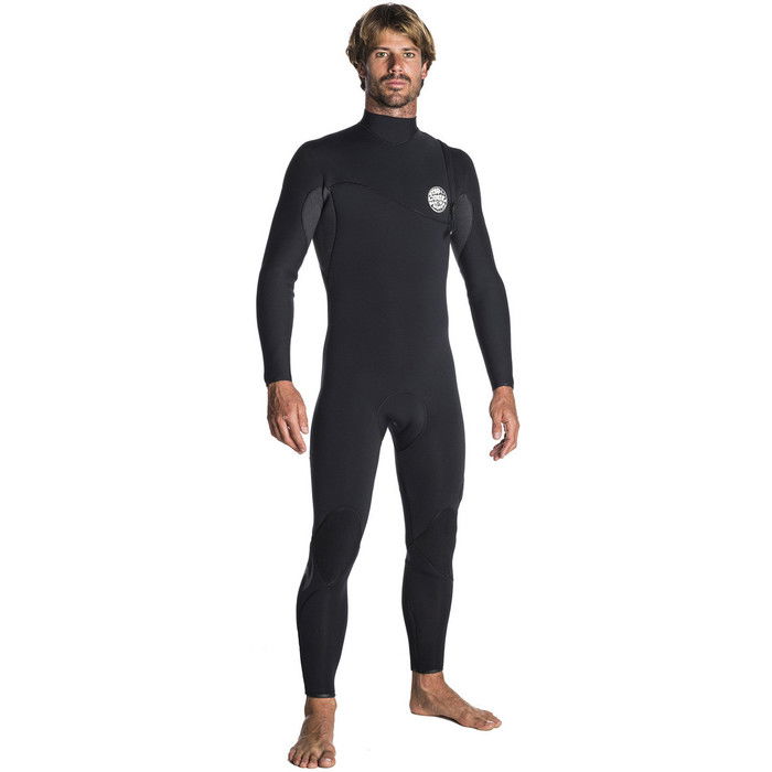 Traje De Neopreno Con Zip Free Rip Curl E-bomb Pro 5/3mm Negro Wsm7pe