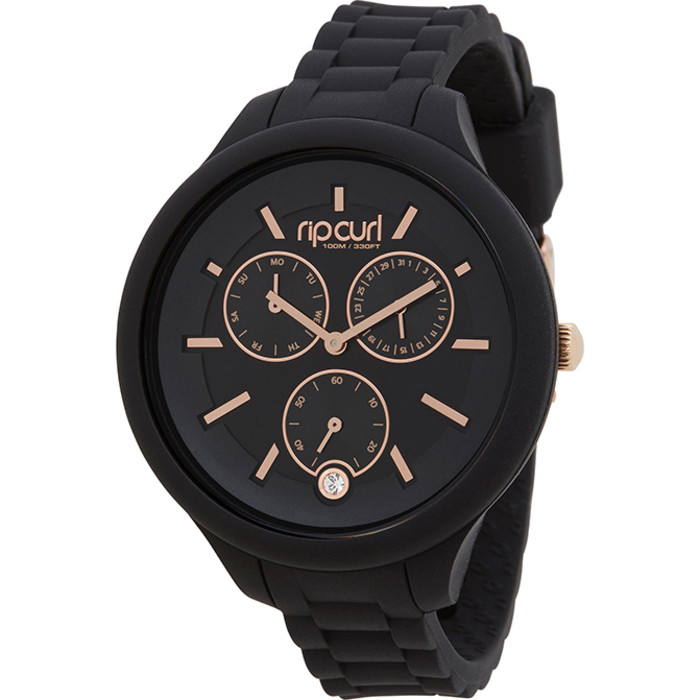 2025 Rip Curl Mujeres Alana Horizon Multi Eye Watch NEGRO A2916G