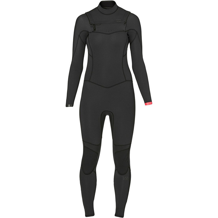 Billabong Ladies Synergy 5 / 4mm Chest Zip Wetsuit en Black Sands Z45G02