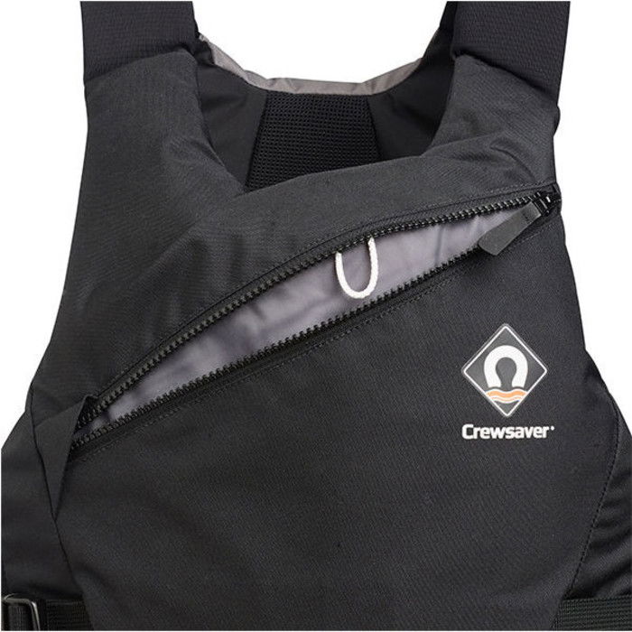 2024 Crewsaver Junior Pro 50N Side Zip Buoyancy Aid Black / Grey 2621J