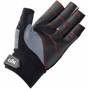 2022 Gill Campeonato Guantes Cortos De Vela De Dedo Negro 7242