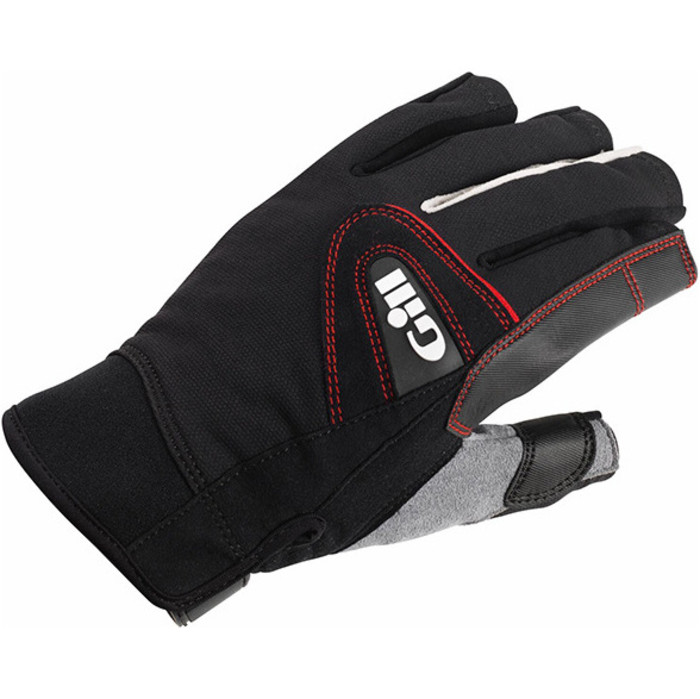 2022 Gill Campeonato Guantes Cortos De Vela De Dedo Negro 7242