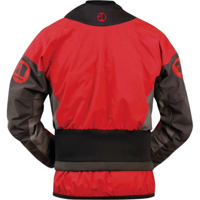 2024 Nookie Turbo Whitewater Jacket LAVA RED / CHARCOAL GREY JA10