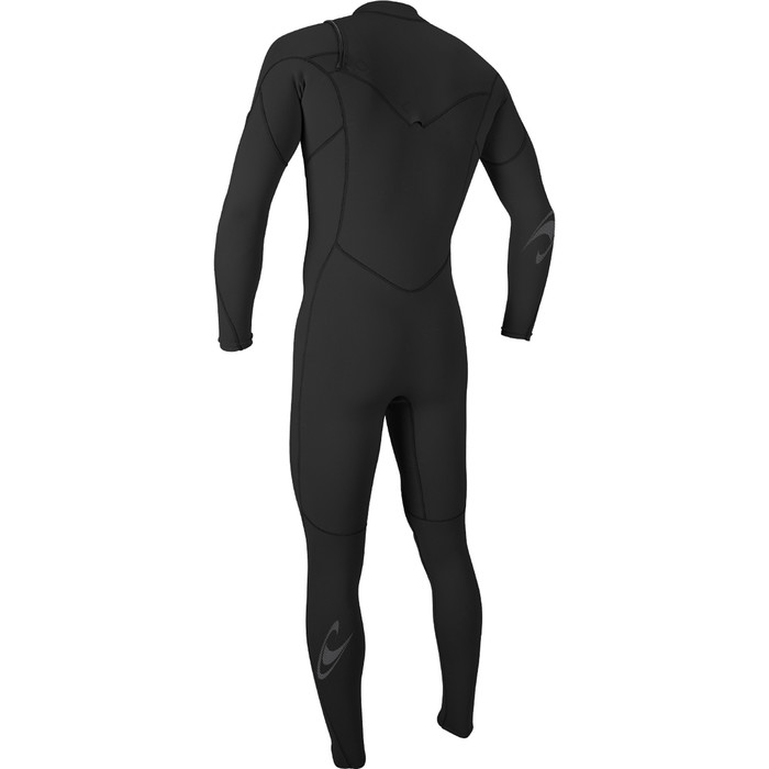 2024 O'Neill Hombres Hammer 3/2mm Chest Zip Neopreno 4926 - Black