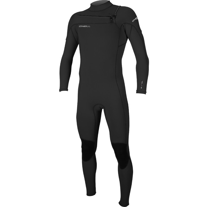 2024 O'Neill Hombres Hammer 3/2mm Chest Zip Neopreno 4926 - Black