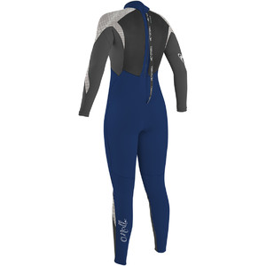 O'Neill Womens Epic 3/2mm GBS Back Zip Wetsuit NAVY / GRAPH / VIDA 4213