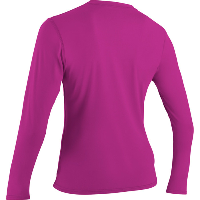 2024 O'Neill Mujer Basic Skins Camiseta De Manga Larga FOX PINK 4340