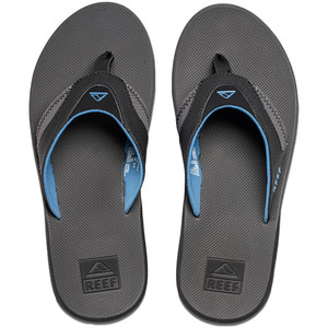 2024 Reef Chanclas Abanico Abrebotellas Gris / Azul Claro R2026