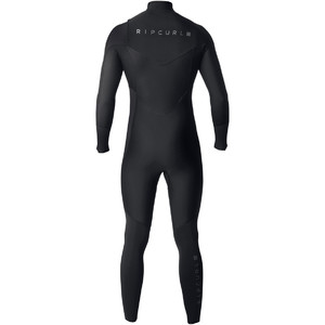 2019 Rip Curl Mens Dawn Patrol 3/2mm Chest Zip Wetsuit BLACK WSM7AM