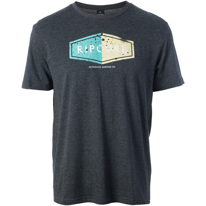 Rip Curl Losange Logo Tee DARK MARLE CTEUM4