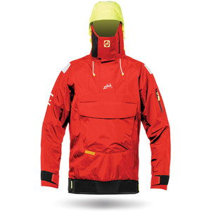 2024 Zhik Isotak 2 Smock SM851 & Salopettes SAL851 Combi Set Flame Red / Black