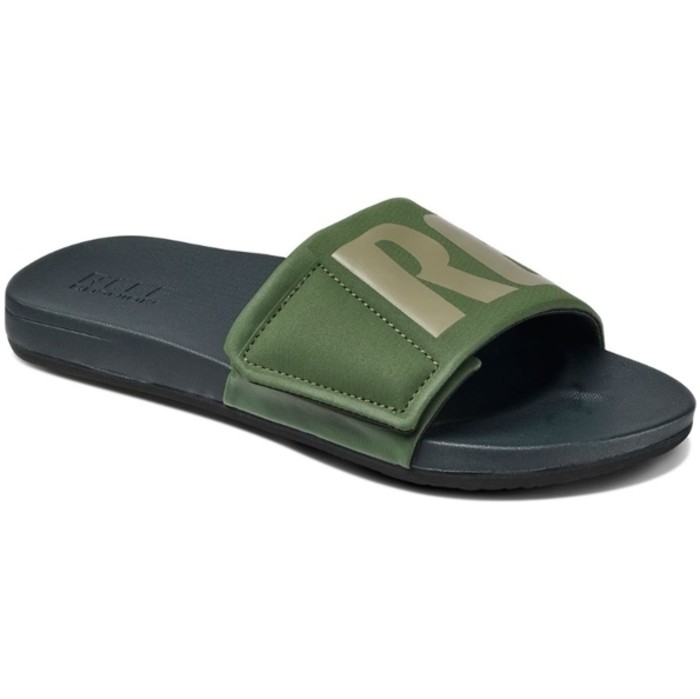 Sandalias De Deslizamiento De Rebote Para Hombre De Reef Chanclas Olive  Gris Rf0a3ol5ogl