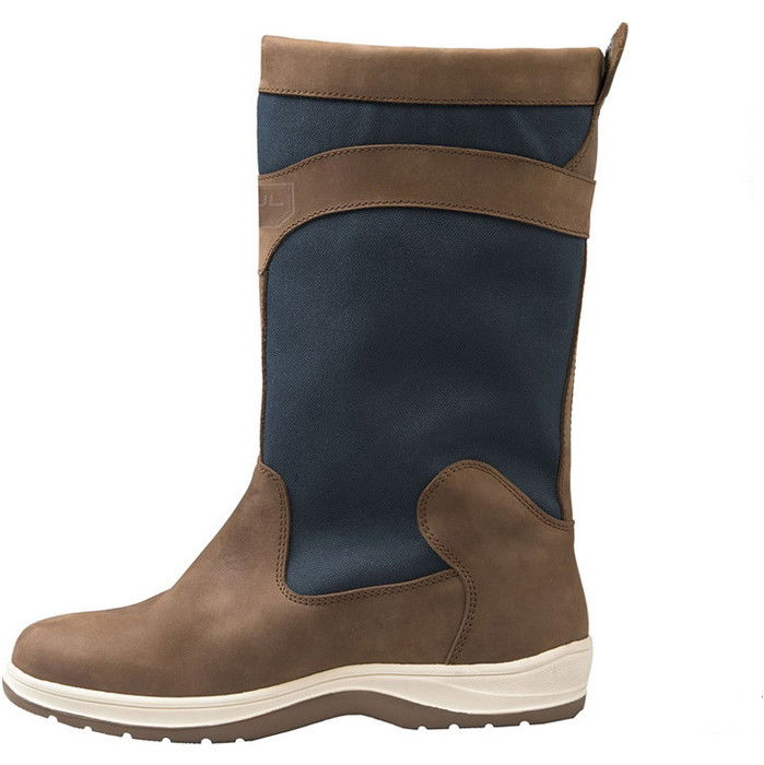 2024 Gul Fastnet Deck Boots DS1005-A5 - Tan / Navy