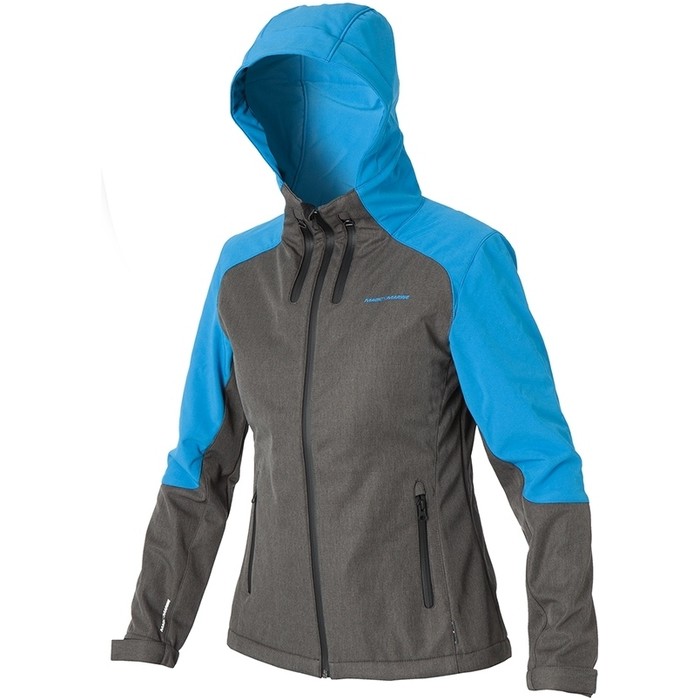 2020 Magic Marine De Las Mujeres Reefer Chaqueta Gris / Azul 160500