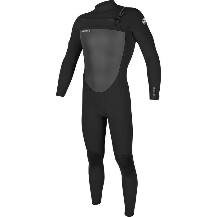 2024 O'Neill Hombres Epic 5/4mm Chest Zip Neopreno 5370 - Black