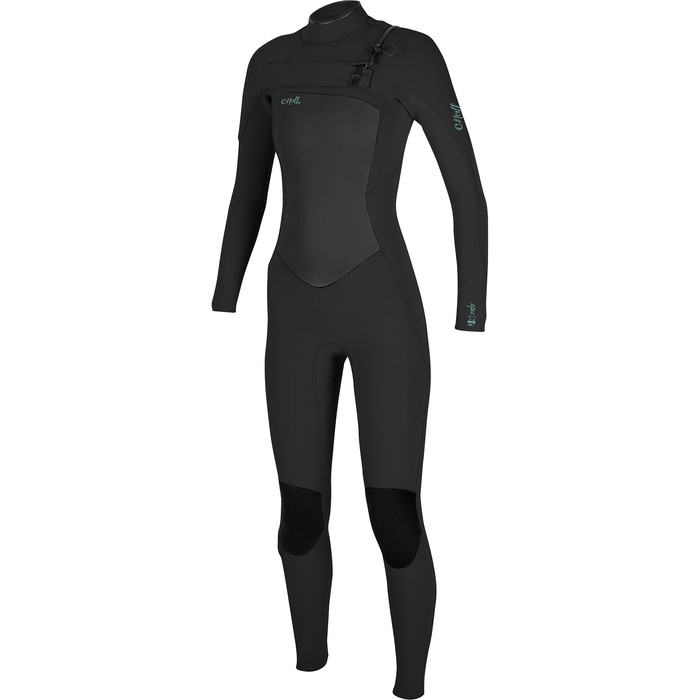 2024 O'Neill Mujer Epic 3/2mm Chest Zip Gbs Neopreno 5355 - Black