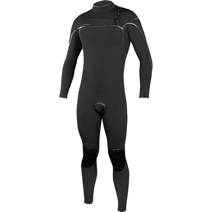 2022 O'Neill Mens Psycho One 5/4mm Chest Zip Wetsuit 5428 - Black