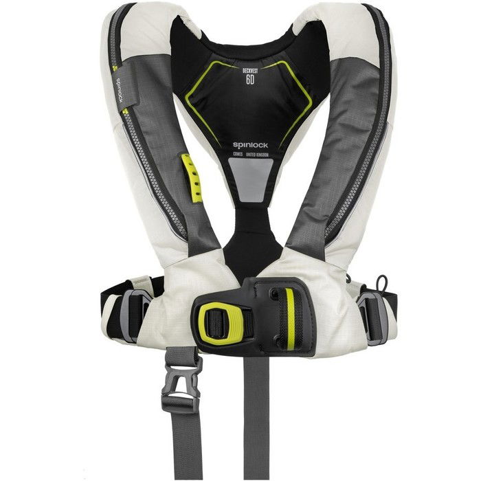 2024 Spinlock Deckvest 6D 170N Lifejacket DWLJH - White