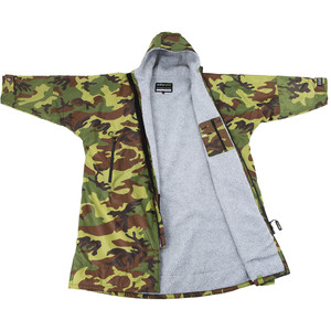 2023 Dryrobe Advance Long Sleeve Change Robe DR100L - Camo / Grey