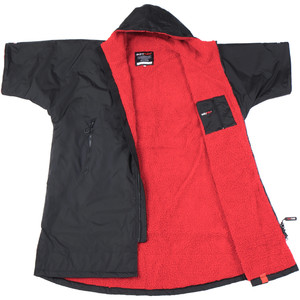 2023 Dryrobe Advance Cambio De Manga Corta Robe DR100 - Black / Rojo