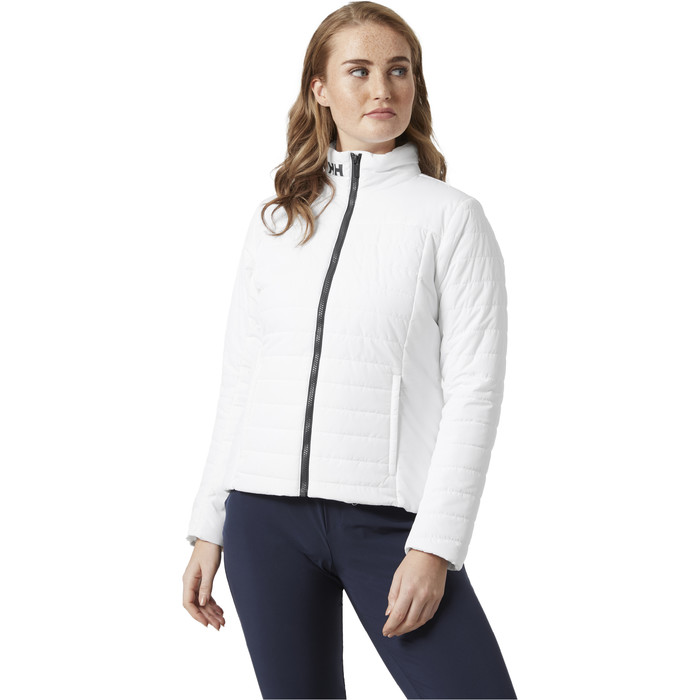 Chaqueta 2024 Helly Hansen Crew Insulator 2.0 Para Mujer 30239 - Blanco