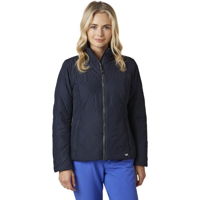 2021 Helly Hansen De Las Mujeres Crew Insulator La Chaqueta 34071 - Navy