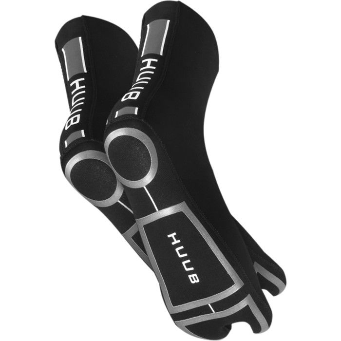 2024 Huub 3mm Calcetines De Natacin De Neopreno A2-ss - Negro / Plateado