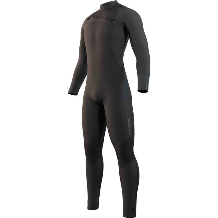 Traje De Neopreno Con Chest Zip De 4/3 4/3mm Majestic 2022 Mystic Para Hombre 35000.220003 - Negro