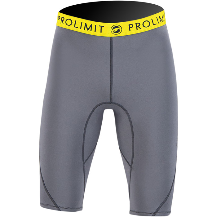 2023 Prolimit Hombres Airmax 1.5mm Neopreno SUP Shorts 14500 - Grey / Black / Yellow