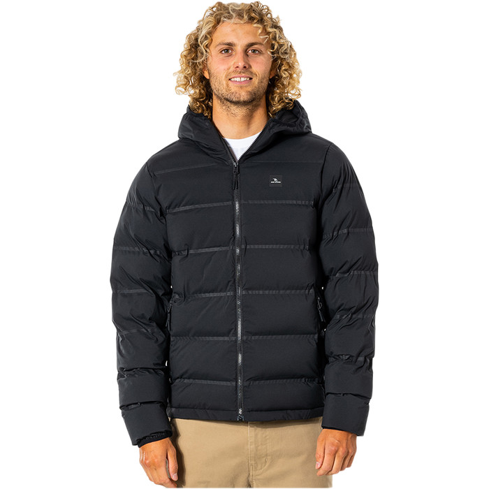 2024 Rip Curl Hombre Anti Series Elite Puff Hood Jacket Cjkdb9 - Negro