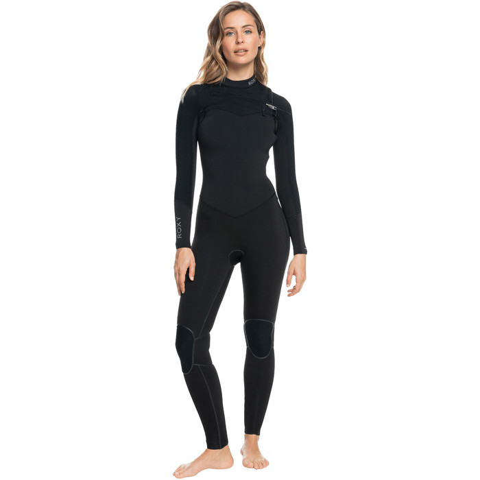 2022 Roxy Womens Performance 3/2mm Chest Zip GBS Wetsuit ERJW103078 - Jet / Black