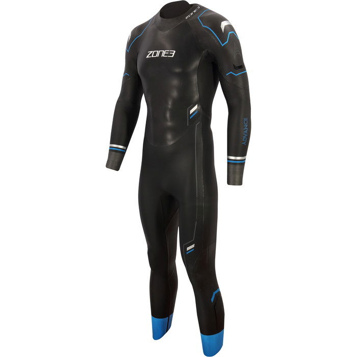 2024 Zone3 Hombres Advance Swim Neopreno WS21MADV - Black / Blue