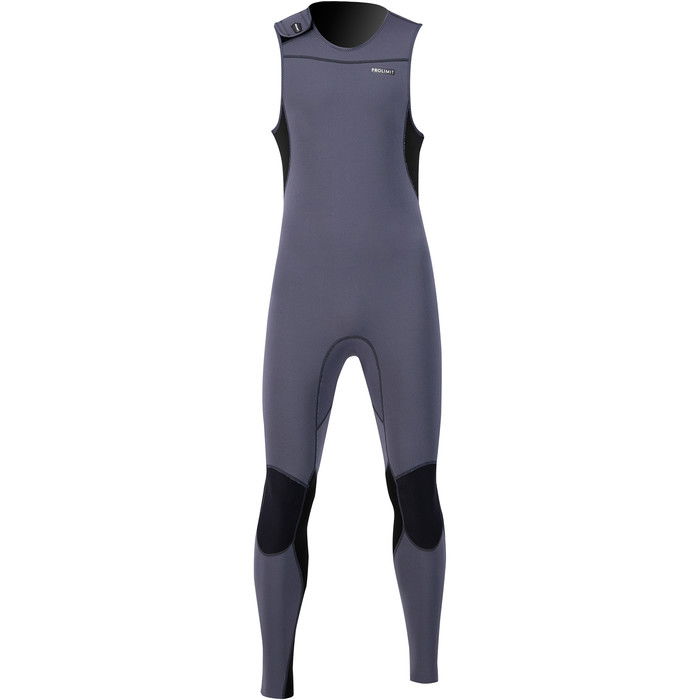 2024 Prolimit Hombre Zodiac Cierre De Velcro 1.5mm Mm Sup Long John Traje De Neopreno John 14460 - Pizarra / Negro