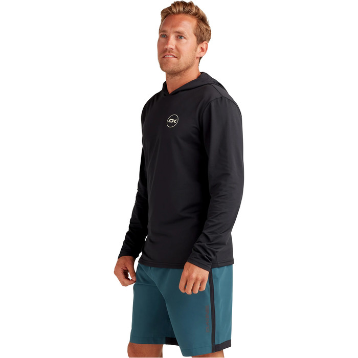 2022 Dakine Men's Mission Loose Fit Rashguard Hoodie M652dak0003 - Negro