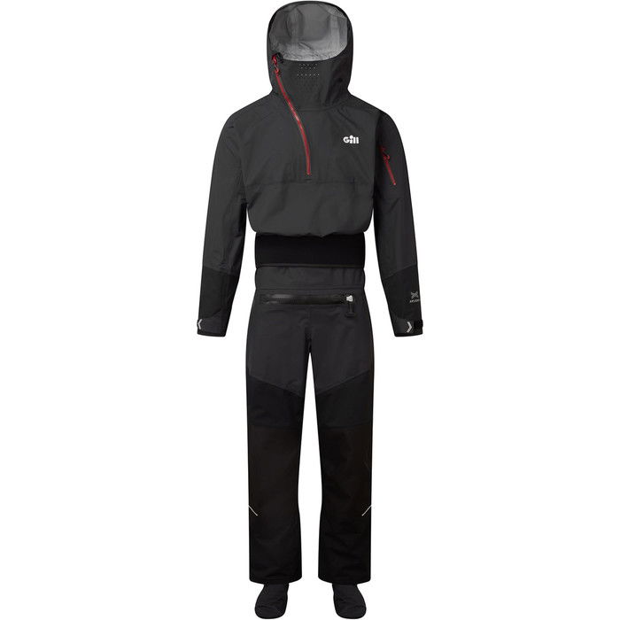 2024 Gill Verso Back Zip Traje Seco Y Con Cremallera 4805 - Graphite