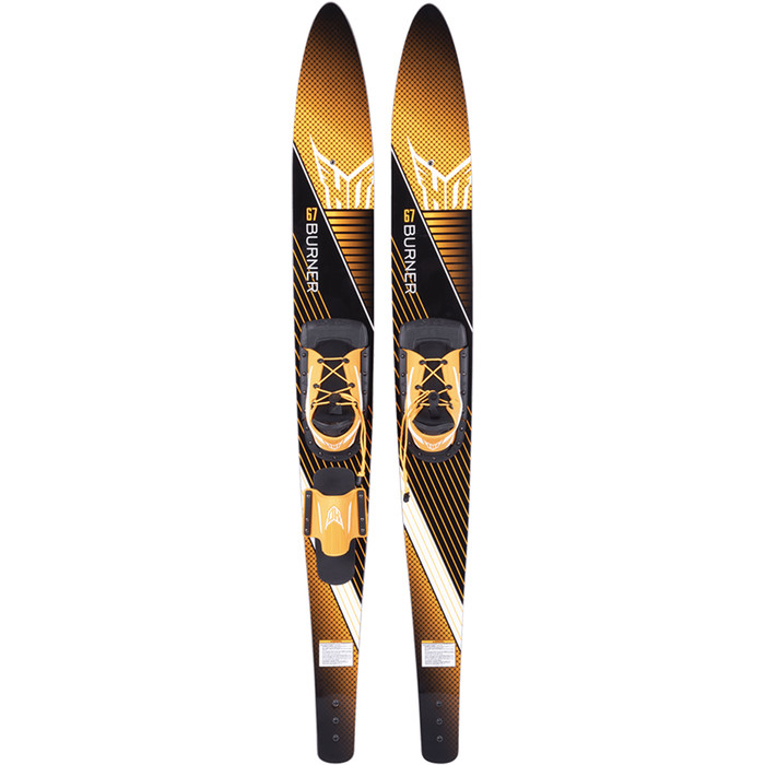 2024 HO Sports Burner Combo Waterskis w /  Blaze & RTS 2211004 - Gold