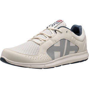 2024 Zapatos De Vela Helly Hansen Ahiga V4 Hydropower 11582 - Blanco Roto / Azul Orion