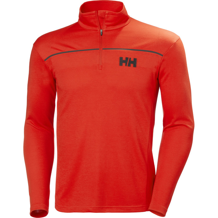 2024 Helly Hansen Mens HP 1/2 Zip Pullover 30208 - Alert Red