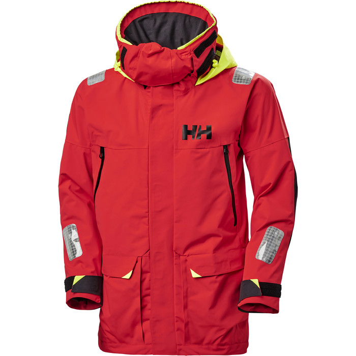 2024 Helly Hansen Mens Skagen Offshore Jacket 34255 - Alert Red