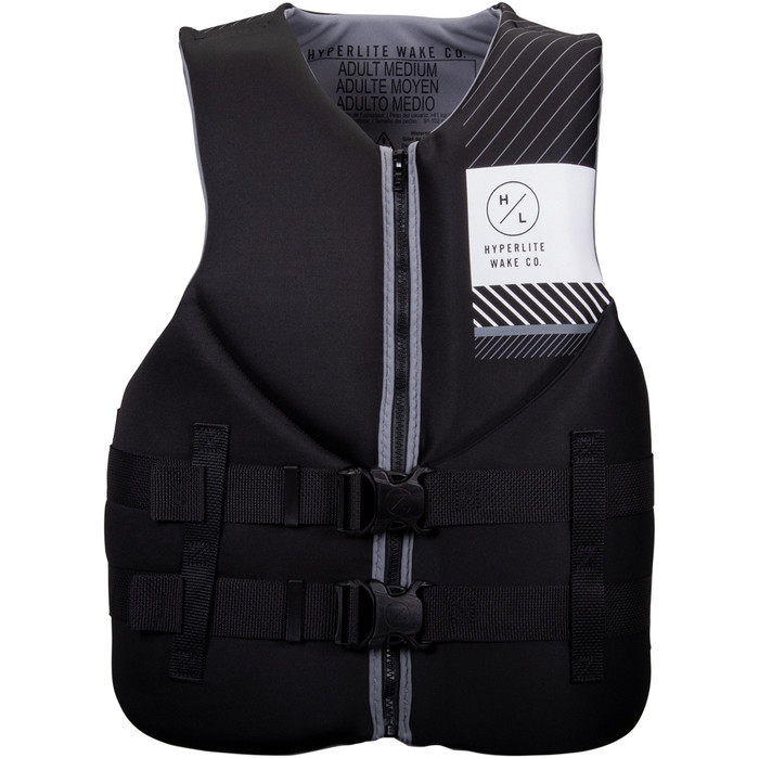 2022 Hyperlite Mens Indy CGA Impact Vest 206002 - Black / Grey