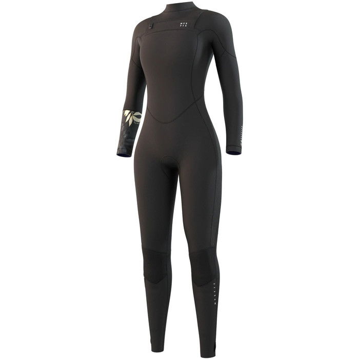 2024 Mystic Womens Dazzled 5/3mm Double Front Zip Wetsuit 35000220093 - Black