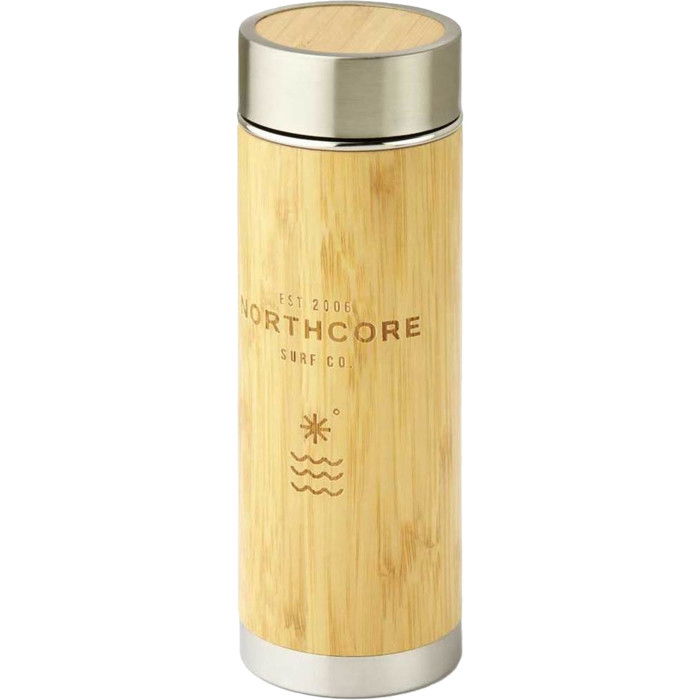 2024 Northcore Bamboo & Stainless Steel Flask 360ml NOCO97