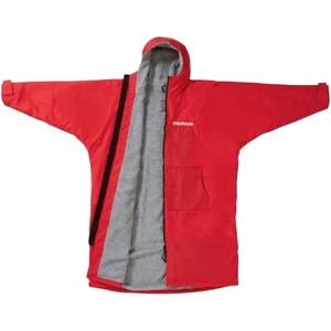 2024 Northcore Beach Basha Sport Manga Larga Cambiante Robe Noco24n - Rojo