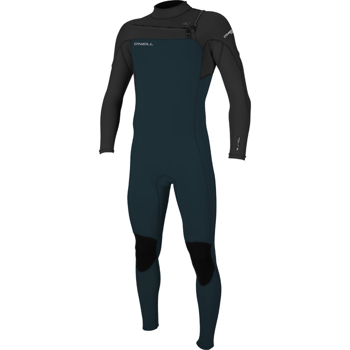 2024 O'Neill Mens Hammer 3/2mm Chest Zip Wetsuit 4926 - Slate / Black